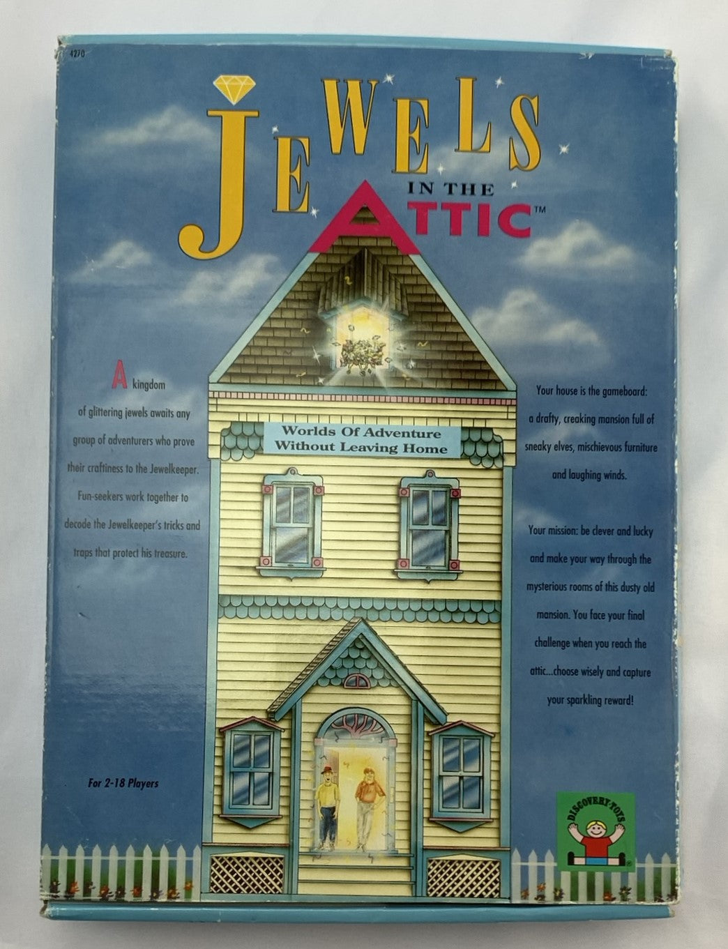 Jewels in the Attic Game 1992 Discovery Toys Great Condition Mandi's Attic Toys