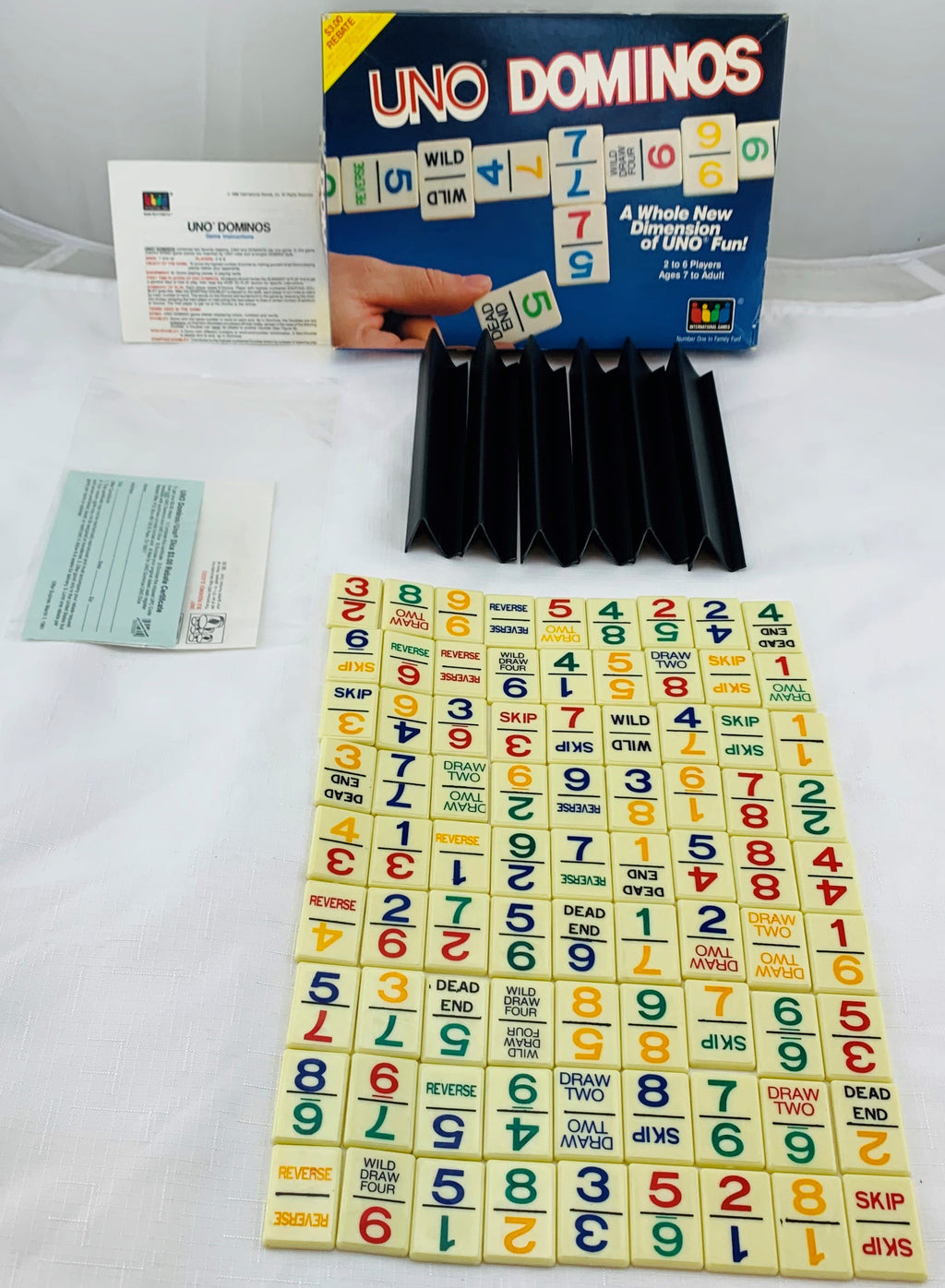 UNO Dominos Game - 1986 - International Games - Great Condition