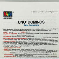 UNO Dominos Game - 1986 - International Games - Great Condition