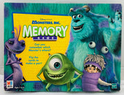 Memory Monsters Inc Game - 2001 - Milton Bradley - Great Condition