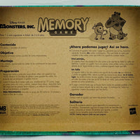Memory Monsters Inc Game - 2001 - Milton Bradley - Great Condition