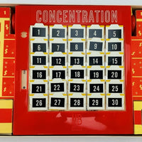 Concentration Game 3rd Edition - 1960 - Milton Bradley - Great Condition