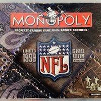 Grid Iron Monopoly Game - 1999 - Parker Brothers - Great Condition
