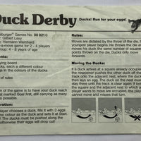Duck Derby Game - 1984 - Ravensburger - Good Condition