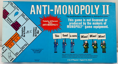 Anti-Monopoly II Game - 1977 - Talicor - Never Played