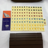 Rummikub Vintage Rummy Tile Game in Travel Pouch - Great Condition