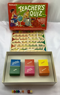 Teacher's Quiz Game - 1984 - Waddington - Good Condition