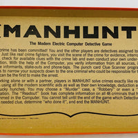 Manhunt Game - 1972 - Milton Bradley - Never Played