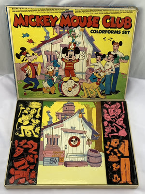 Mickey Mouse Clubhouse Colorforms Set - 1960's - Very Good Condition