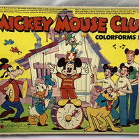Mickey Mouse Clubhouse Colorforms Set - 1960's - Very Good Condition