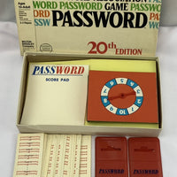 Password Game 20th Edition - 1981 - Milton Bradley - Great Condition