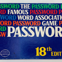 Password Game 18th Edition - 1976 - Milton Bradley - Great Condition