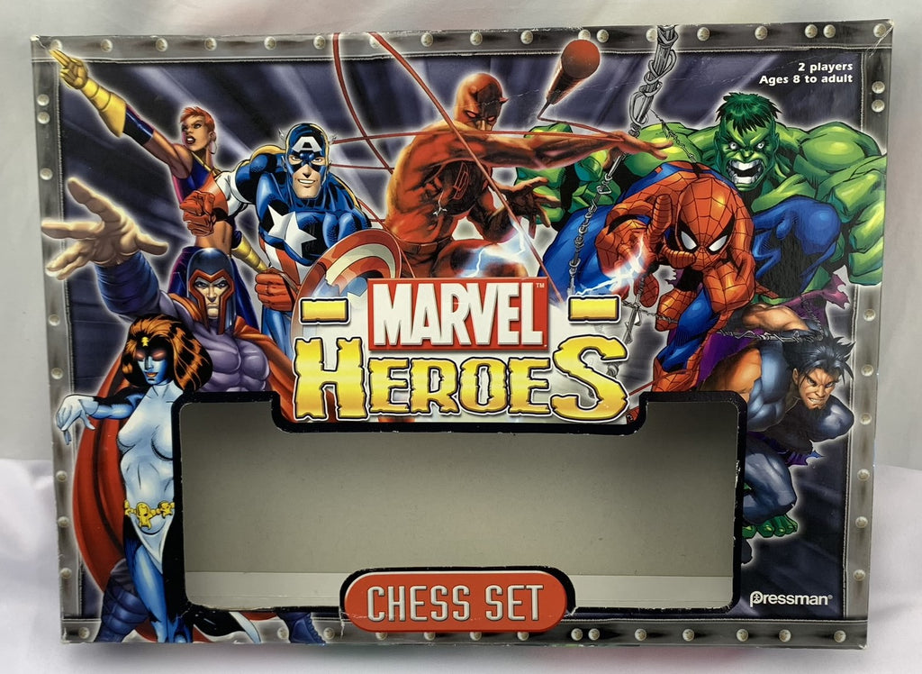 Marvel Heroes Chess Set - 2003 - Pressman - Great Condition