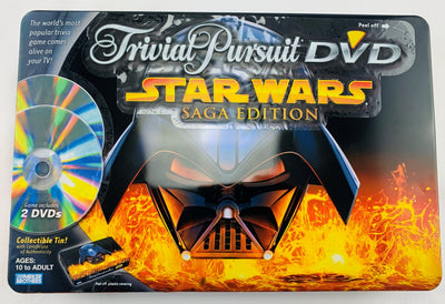 Trivial Pursuit DVD: Star Wars Saga Edition Tin - 2005 - Hasbro - Great Condition