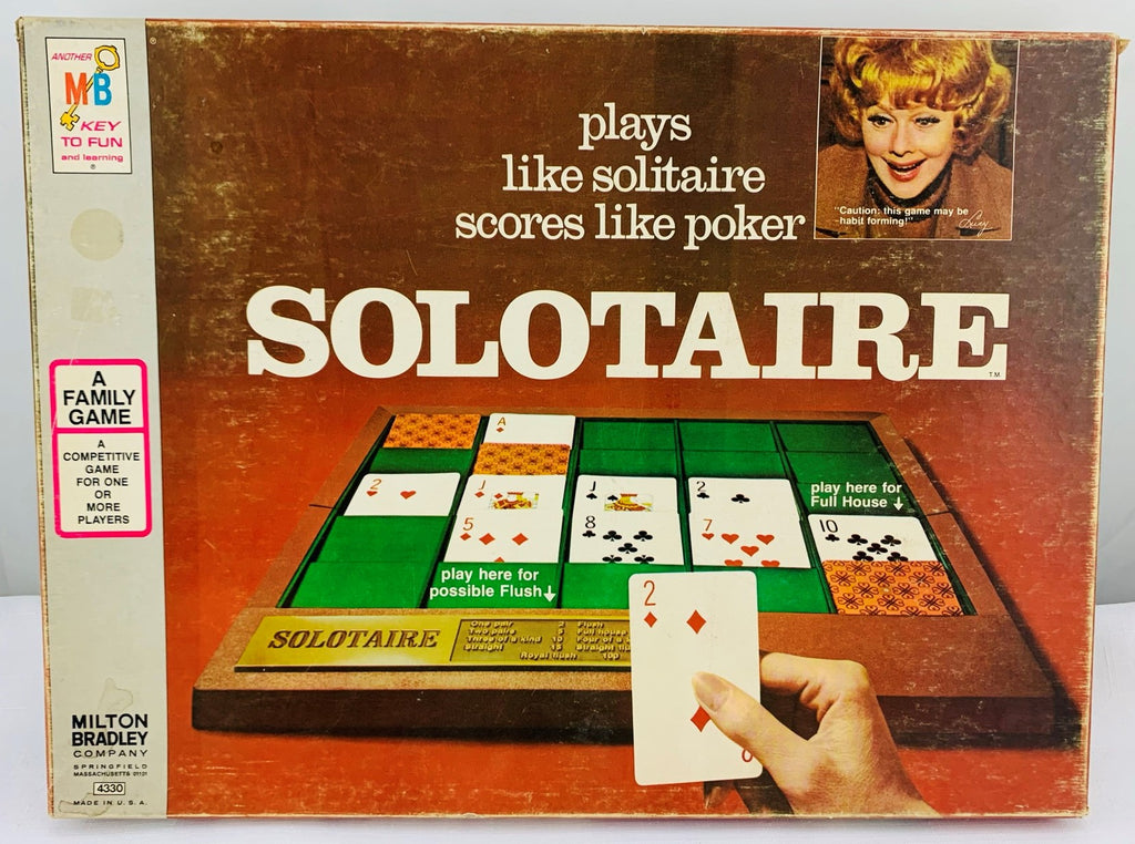 Solitaire Game - 1973 - Milton Bradley - Great Condition