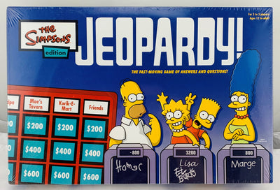 Simpson's Jeopardy Game - 2003 - Pressman - New/Sealed