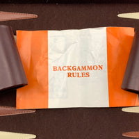 Backgammon Game 18" x 12" - Complete - Great Condition