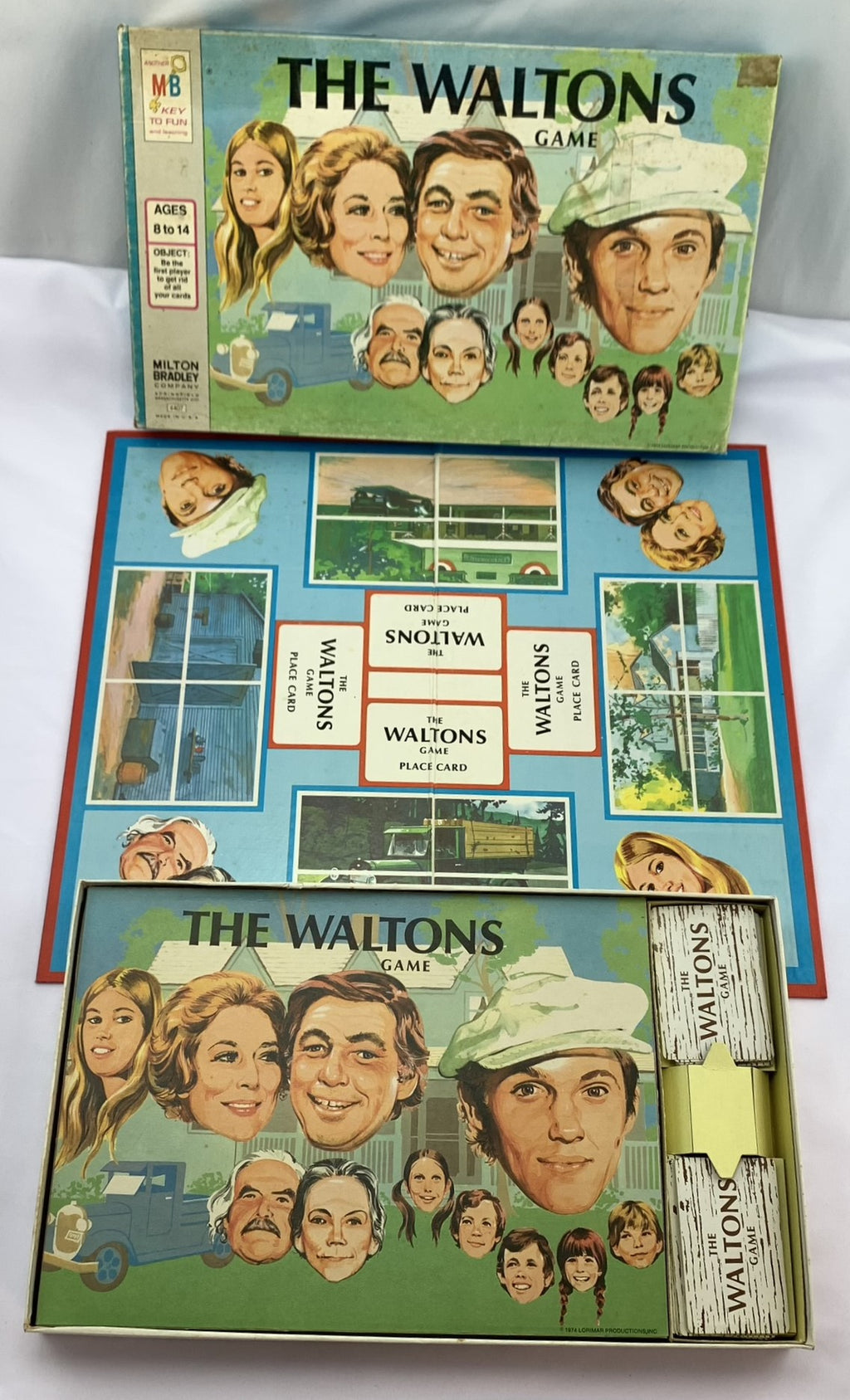 The Waltons Game - 1974 - Milton Bradley - Good Condition