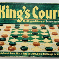 King's Court Super Checkers - 1986 - Golden - Great Condition
