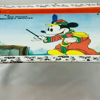 1980 Mickey Mouse The Band Concert Folding Metal Tray - Good Condition