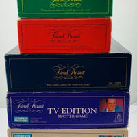 Lot of 7 Trivial Pursuit Games - Great Condition