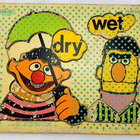 Sesame Street Puzzles - 1970's - Playskool - Very Good Condition