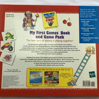 My First Games Book and Game Pack Candy Land, Hi Ho Cherry O, Chutes Ladder - 2001 - Milton Bradley - Great Condition