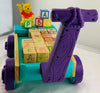 Winnie the Pooh Talking Wagon with 21 Blocks -  Great Condition