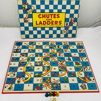 Chutes and Ladders Game - 1943 - Milton Bradley - Great Condition