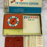 Password Game 15th Edition - 1974 - Milton Bradley - Good Condition