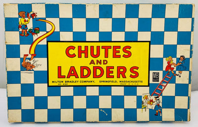 Chutes and Ladders Game - 1943 - Milton Bradley - Great Condition