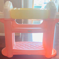 Little Tikes Child Size Pink Doll Tub and Shelf Clean in Great Condition