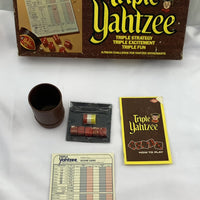 Triple Yahtzee Game - 1972 - E.S. Lowe - Good Condition