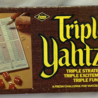 Triple Yahtzee Game - 1972 - E.S. Lowe - Good Condition