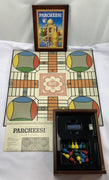 Parcheesi Game of India Wood Box Book Edition - 2005 - Hasbro - Great Condition