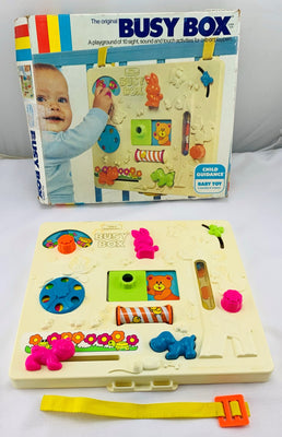 Busy Box Crib Toys in Box - 1980 - Gabriel - Great Condition