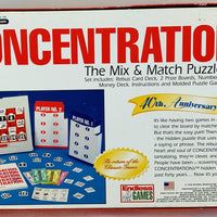 Concentration Game 40th Anniversary Edition - 1998 - Endless Games - Great Condition