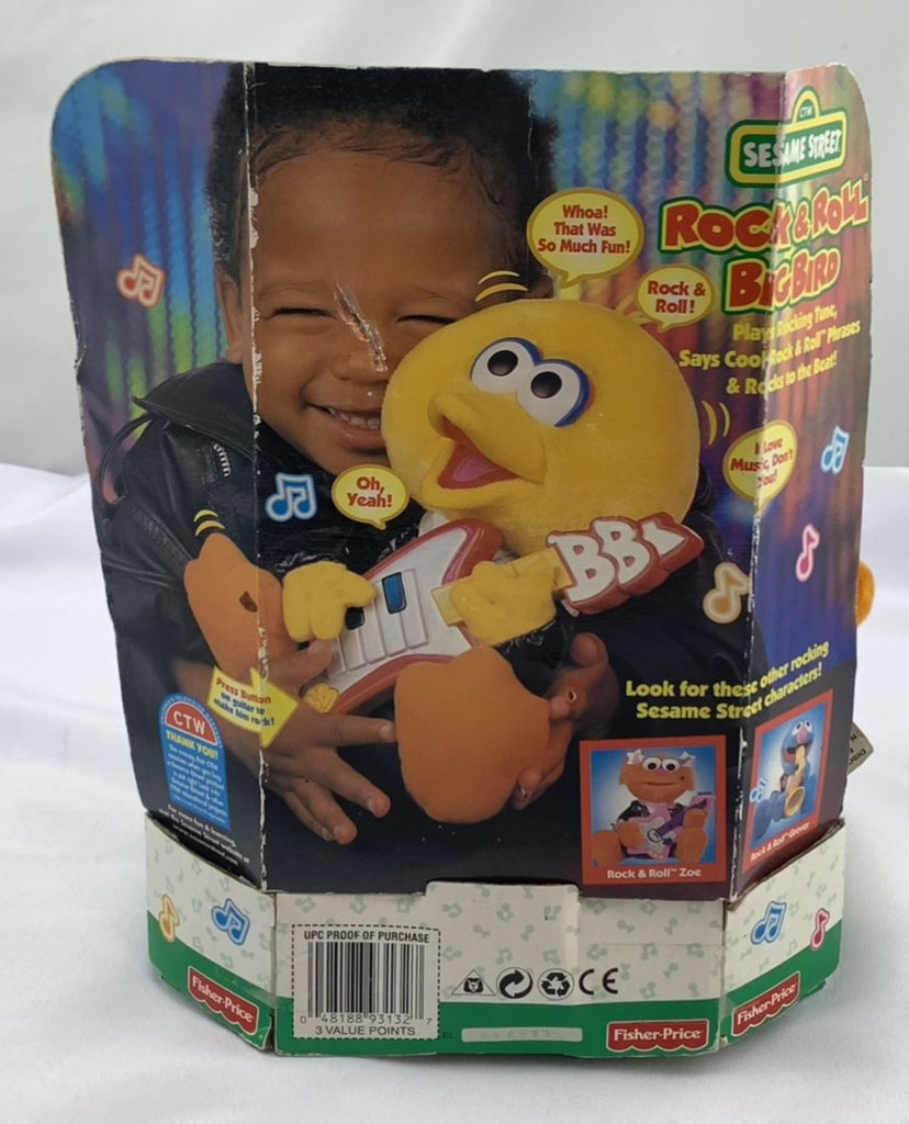 Rock and Roll Big Bird Sesame Street - 1999 - Fisher Price - New ...