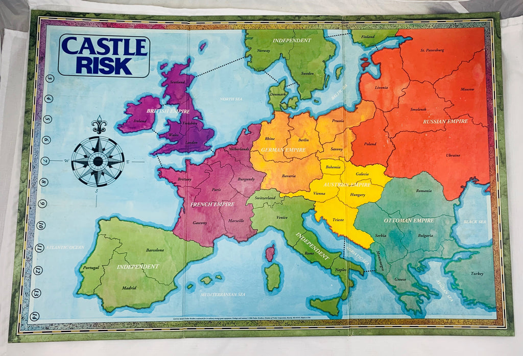 Castle Risk Game - 1990 - Parker Brothers - Great Condition | Mandi's ...