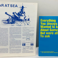 War at Sea Game - 1976 - Avalon Hill - Great Condition