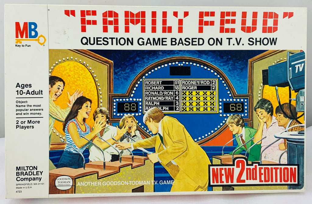 Family Feud 2nd Edition Game - 1977 - Milton Bradley - Great Condition