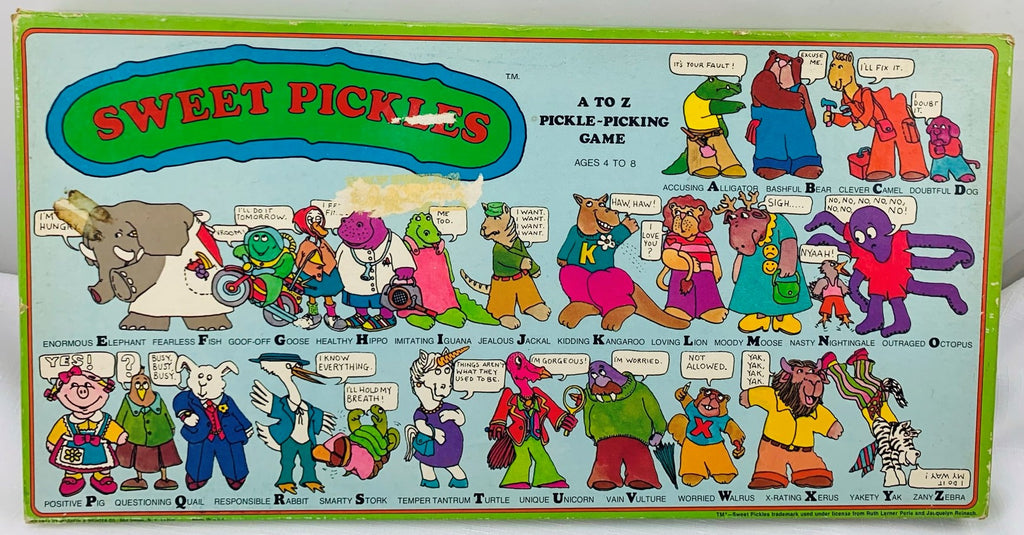 Sweet Pickles Game - 1977 - Selchow & Righter - Great Condition