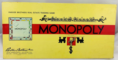 Monopoly Game - 1954 - Parker Brothers - Very Good Condition