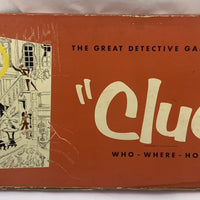 Clue Game - 1956 - Parker Brothers - Good Condition