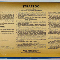 Stratego Game - 1961 - Milton Bradley - Great Condition