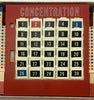 Concentration Game 10th Edition - 1971 - Milton Bradley - Good Condition
