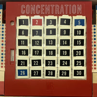 Concentration Game 10th Edition - 1971 - Milton Bradley - Good Condition
