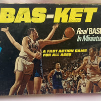 Bas-ket Game Miniature Basketball - 1969 - Cadaco - Good Condition