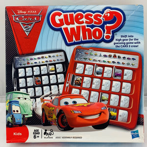 Disney Cars Guess Who Game - 2011 - Hasbro - Great Condition