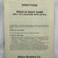 The Price Is Right Board Game - 1974 - Milton Bradley - Great Condition